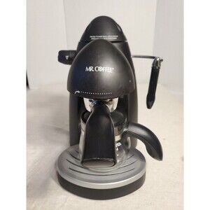 Steam Espresso‎ Maker Bt MR. COFFEE ECM20 4 Cup Black Fully Tested.  Great Cond